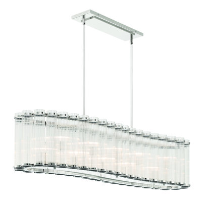 Lustre 10 lumières Glass