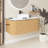 36 In. W  X 19 In.d X 19 In.h Single Sink Wall-Mounted Bath Vanity In With Engineered Marble Top-824346194