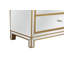 Commode double 6 tiroirs Rotella Mirrored-1061343095