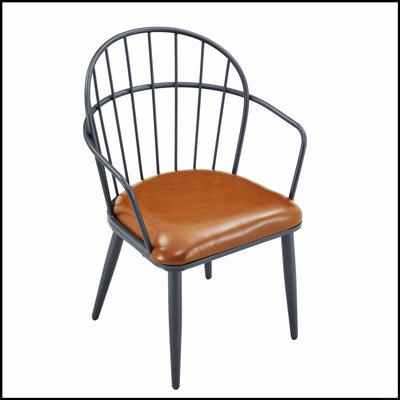 Élégante chaise d'appoint rembourrée avec rembourrage confortable, parfaite pour la salle à manger et rehaussant l'expérience du repas