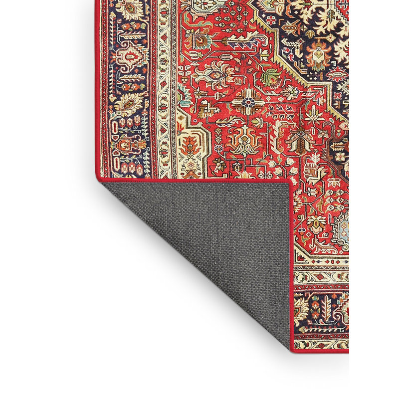 Kiro Wool Oriental Indoor Rug, Rectangle 5' x 8'