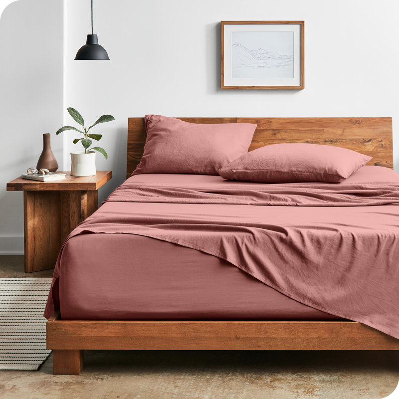 Dusty Rose Twin XL Ultra-Soft Microfiber Sheet Set