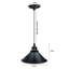 Mcbeth 1 - Light Black Dome Pendant
