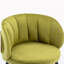 Fauteuil demi-tonneau en velours 22,04 po Taniece-14179212