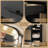 Makeup Vanity With LED Lighted Mirror And 5 Open Shelves For Bedroom-834905374
