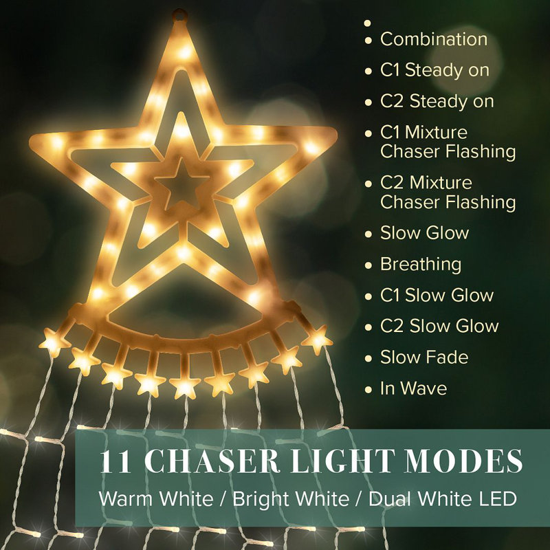 30cm LED Indoor / Outdoor String Lights