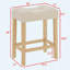 Ensemble de table de bar 59 po avec prises électriques 59 po, 3 tabourets rembourrés, ensemble de table de salle à manger 4 pièces à hauteur de comptoir-316324160-316324162