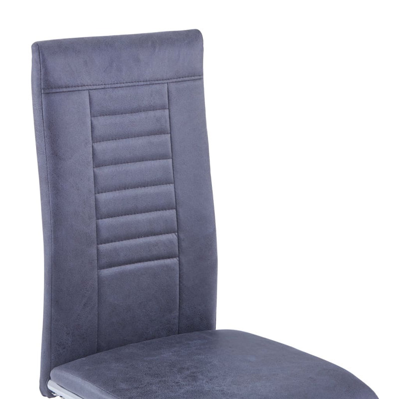 Bindvasini 45cm H Upholstered Cantilever Chair, Grey