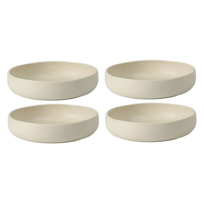 Bloomhouse Corcisa Clay 4 Piece Dinner, Pasta, Meal Bowl Set