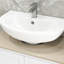 Armoire de salle de bain blanche sous le lavabo - en forme de U, tablette ajustable, armoire de rangement P 23,5 po