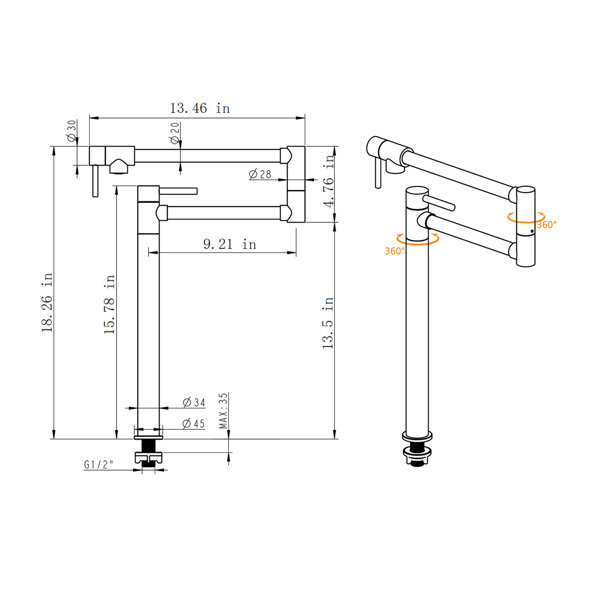 Dimensions du produit