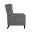 Fauteuil inclinable manuel à oreilles réglable. avec table d'appoint pliable, ports de chargement USB-839875180