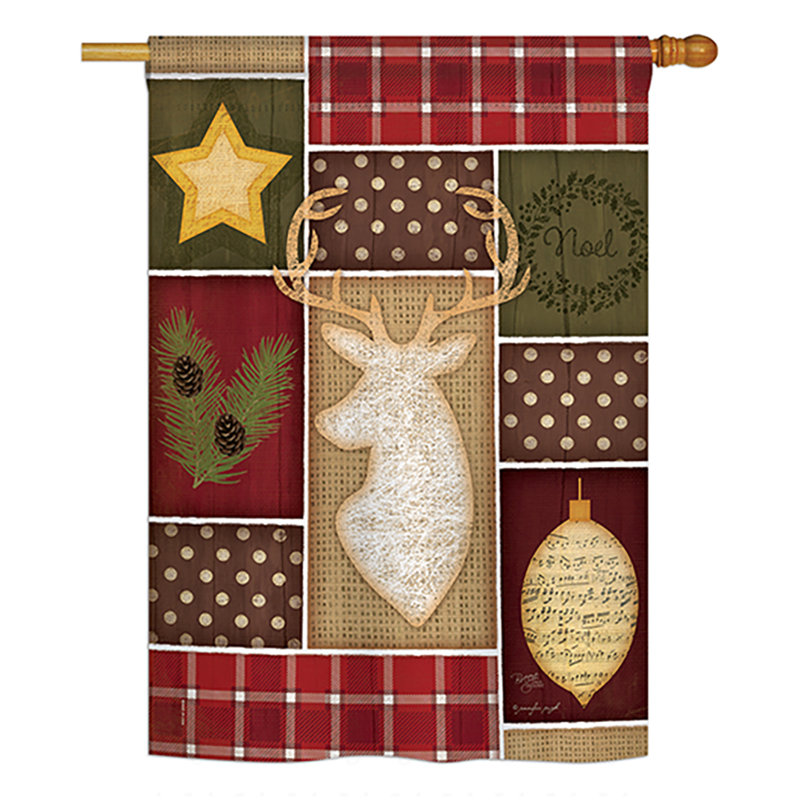 Drapeau de maison 40 po x 28 po Lauder