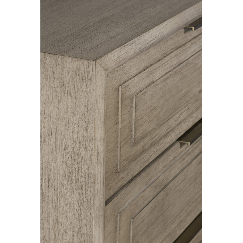 Bowers 3 Drawer 32" W Solid Wood Mini Chest