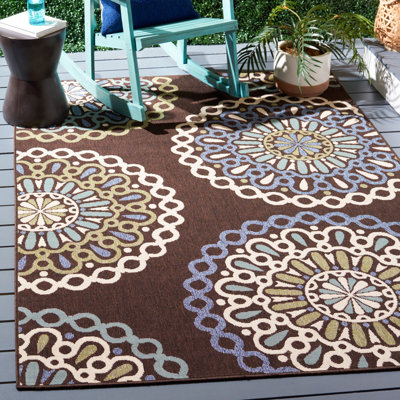 Tapis d'intérieur / extérieur à motif géométrique Centeno Veranda Performance