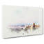 San Francisco Under A Pink Sky In Abstract - Wrapped Canvas-55338320