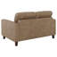 Ensemble de canapé brun 3 pièces Remington