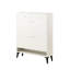 Modern Bedroom Shoe Cabinet With Smooth Drawers - White Versatile Ample Storage