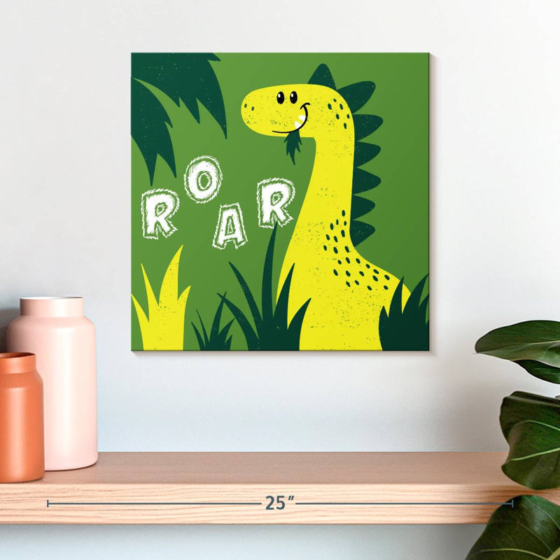 Ashelle, mignon dinosaure rugissant, H 16 po x l 16 po