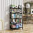 Eleri 5 Tiered Bookshelf, Ladder Shelf Etagere Bookcase, Wood and Metal Bookshelf-943562904