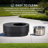 Sunjoy 38 In Smokeless Fire Pit with Removable Ash Pan, Outdoor Portable Wood Burning Fireplace with PVC Cover and Fire Poker ,Ideal for Camping, Bonfire, and Backyard, Black