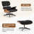 Swivel Accent Chair With Ottoman Lounge Chair-2022710063