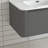 Wall Mounted Bathroom Vanity With Ceramic Basin-251126463