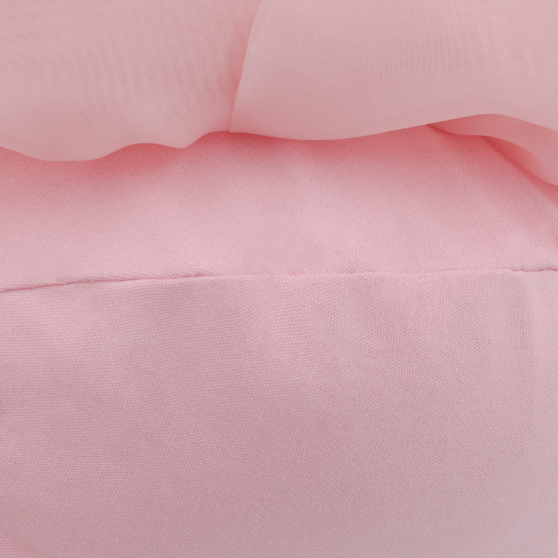 Simulation Rose Flower Throw Pillow Decorative Round Floral Accent Pillow Cover & Insert, Bright Pink, 12" x 12"