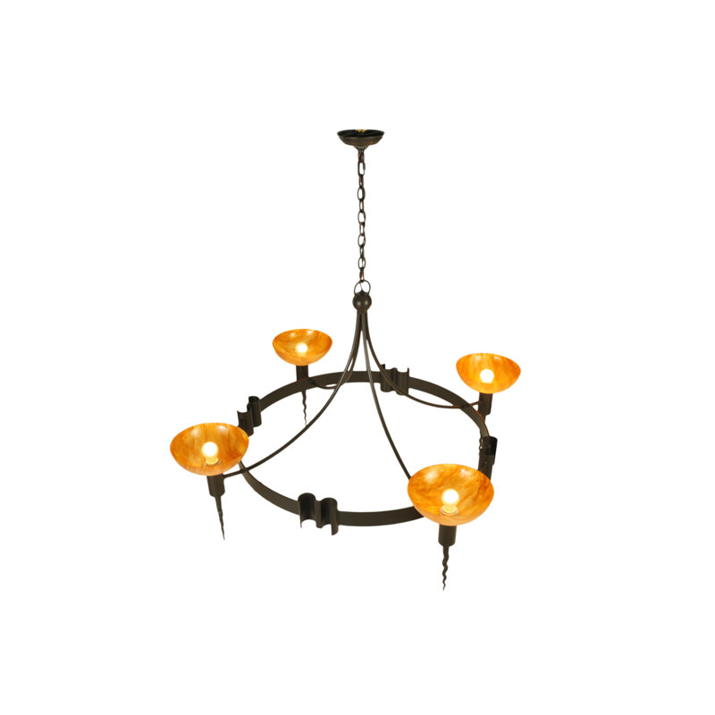 Winkel 4 - Light Glass Chandelier
