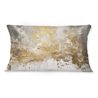 Coussin Golden Abstract
