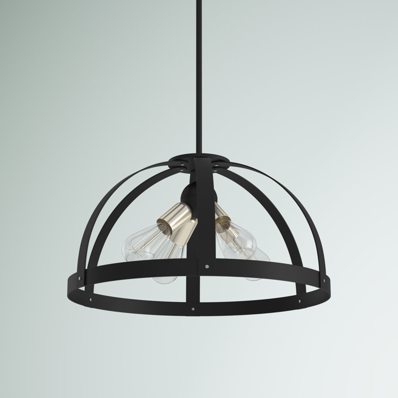 Lustre géométrique à 4 lumières Calloway