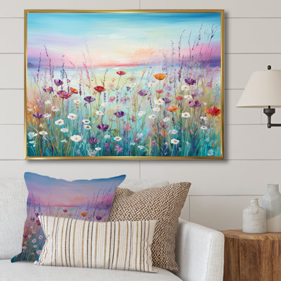 Fleurs sauvages Meadows II sur toile