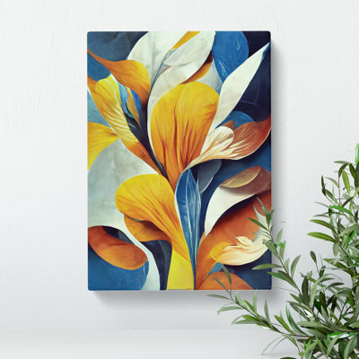 Beautiful Abstract Floral No.5 - Unframed - Wrapped Canvas