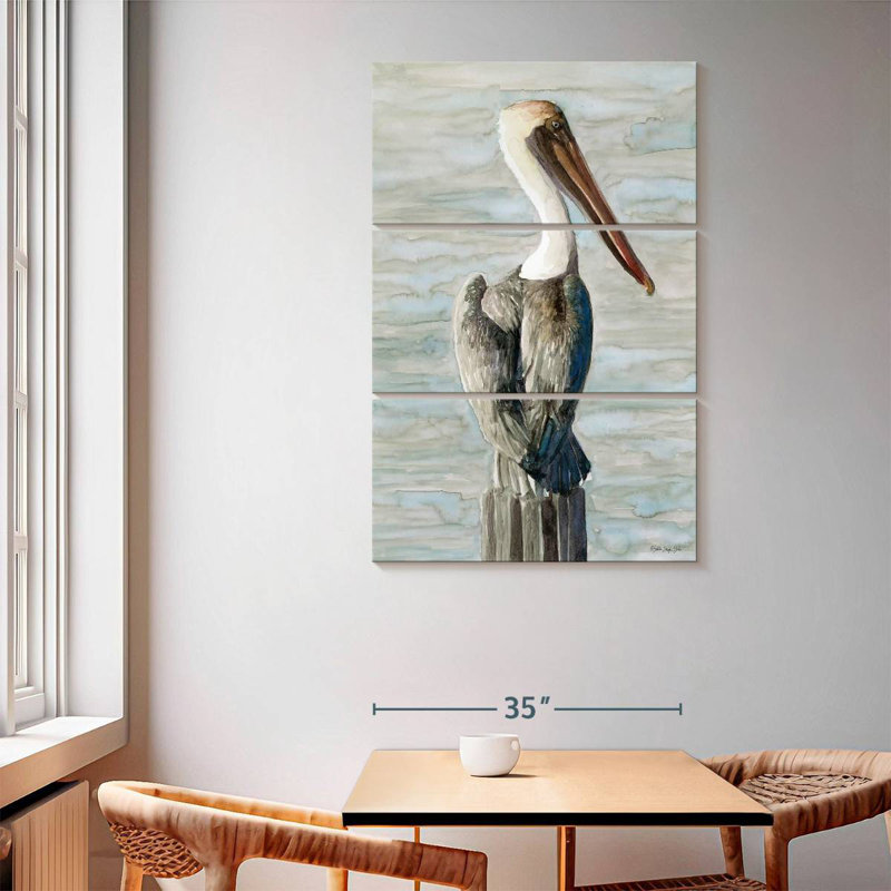 Brampt Classic Brown Pelican, 65" H x 42" W