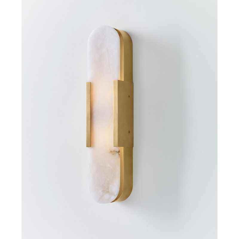 Kelly Wearstler Melange Elongated Sconce, Antique-Burnished Brass