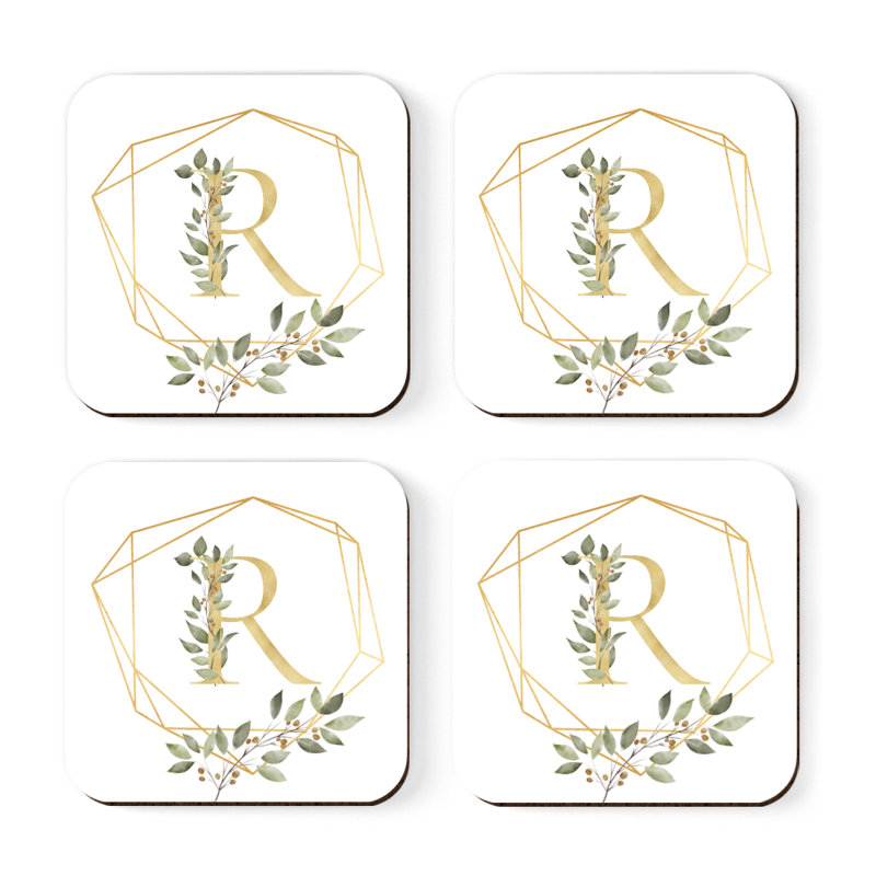 Sous-verres Café à monogramme, R