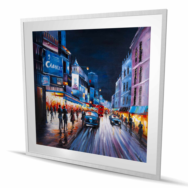 Cabaret Evening - Framed Matted Print for Home Decor