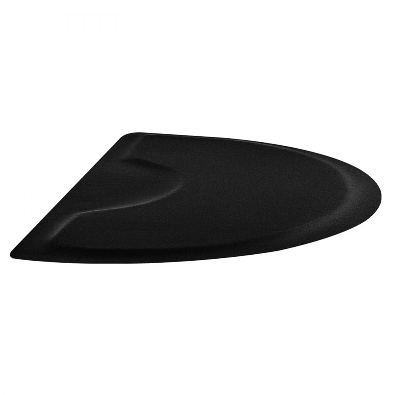 Tapis de salon demi-cercle pour coiffeur , H 0,5 po x l 59,8 po x P 35,8 po