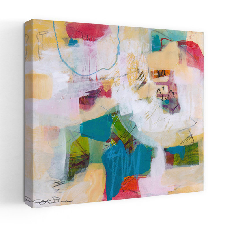 Oide 1 Abstract Contemporary Art, 18" H x 18" W