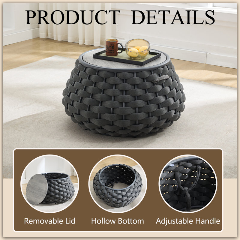 Patio Round  Table, Grey