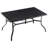 6 - Person Outdoor Dining Table With Powder Coated Steel Slat Top, 2.16" Umbrella Hole, Slip Pads, E Coating Frame, For Poolside, Backyard, Garden Relaxation In All Weather Black, Ideal Backyard