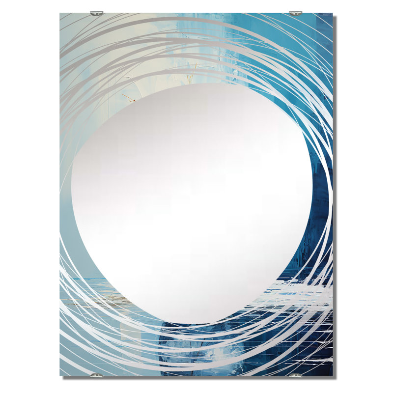 Miroir mural Alcime - Boho Pottery MIR141994, 40 po x 30 po