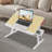 Foldable Rectangular Bed Laptop Tray Adjustable Height-112305709