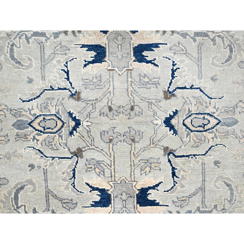 Tapis oriental gris en laine noué à la main 6 pi 2 po x 8 pi 10 po B2011CD16DBC4CD9B5FEFE6C51DD5C696