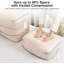Sacs de rangement à compression avec fermeture à glissière pour fenêtre - Organisateur de compression ultra compact pour les couvertures, les édredons, les couettes, les chandails, les blousons, la literie et les draps