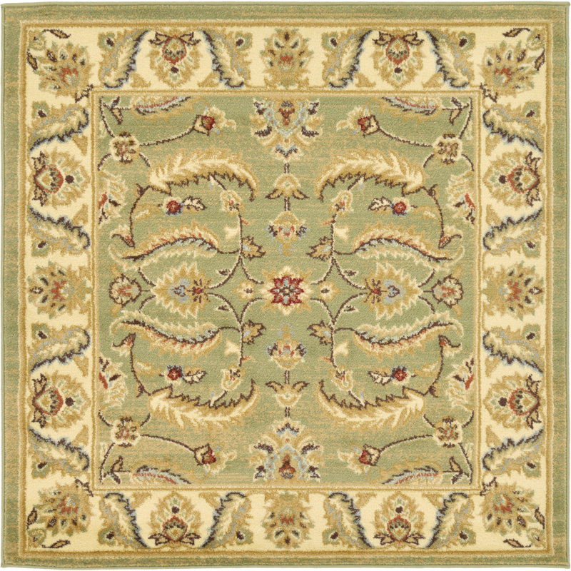 Niles Floral Indoor Rug, Square 4'1"