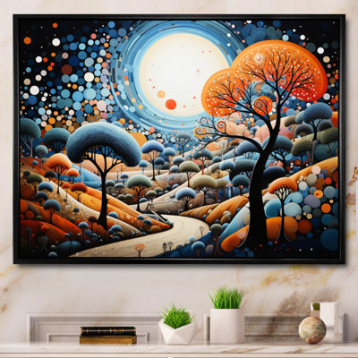 «Mid-Century Whimsical Wanderlust II», reproduction d'art sur toile