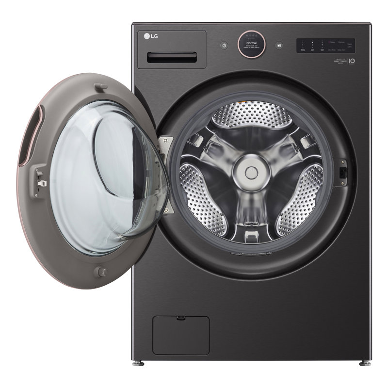 LG Mega Capacity Smart Front Load Energy Star Washer with TurboWash® 360® and AI DD® Built-In Intelligence, 5.0 cu. ft.