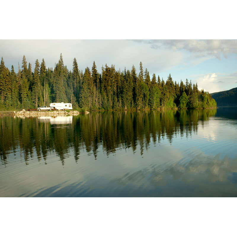 Camping - Photographie sur toile tendue, H 8 po x l 12 po