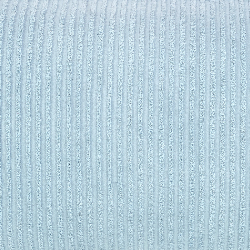 Housse de coussin 100% coton Jullian, Très grande taie décorative, Bleu